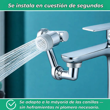 Aquaflex – Extensión Giratoria de Grifo 1440° · Ahorro de Agua Integrado Vivarro Shop