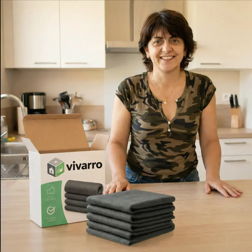 MagicClean | Paño de microfibra ultra-absorbente | Sin rastros y anti-sarro Vivarro