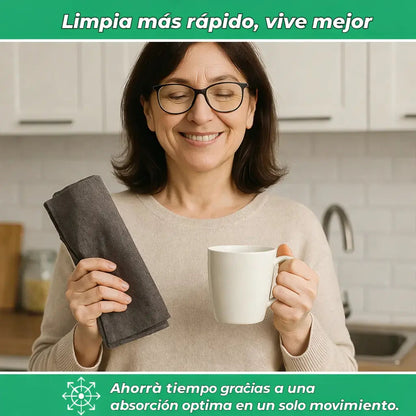 MagicClean | Paño de microfibra ultra-absorbente | Sin rastros y anti-sarro Vivarro
