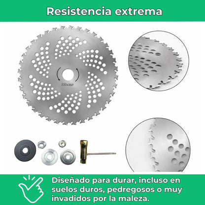 G90 PRO – Disco multifunciones indestructible para desbrozadora Vivarro