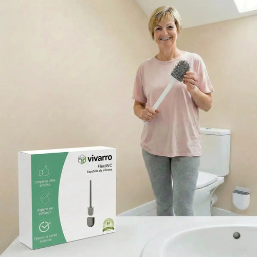FlexiWC – Cepillo de inodoro de silicona suave y eficaz Vivarro