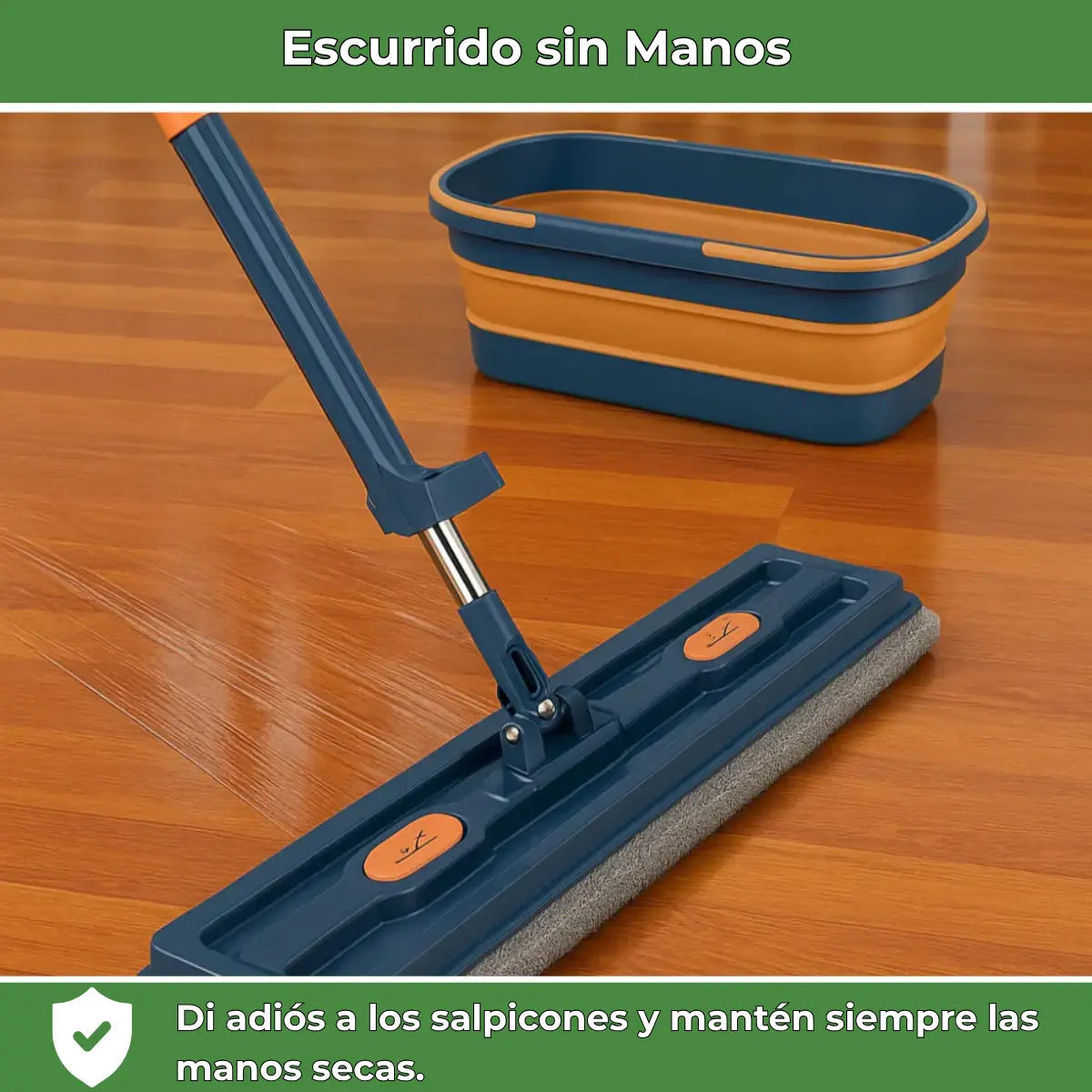 Clean360 | Fregona giratoria con tecnología de escurrido integrada Vivarro