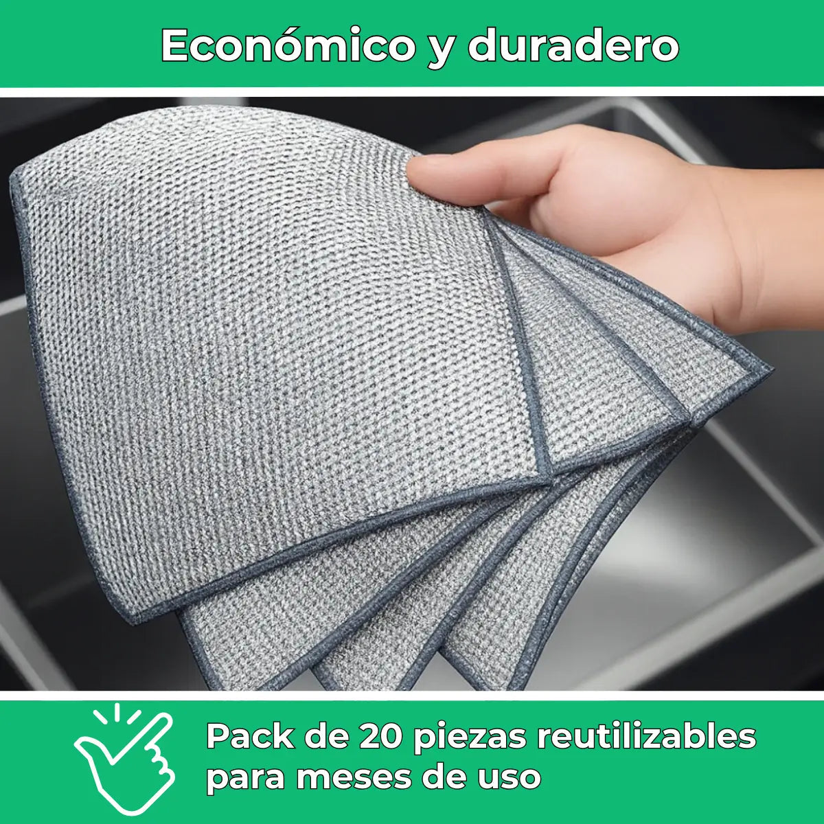 Cleaninox | Estropajos de acero inoxidable potentes y duraderos Vivarro Shop