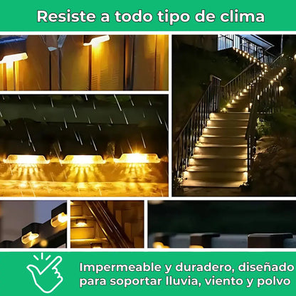 Luces LED solares: Iluminación exterior automática e impermeable Vivarro